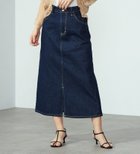 【その他のブランド/Other】の【豊富なサイズ展開】Lee BABE ストレッチ/ミドル丈デニムスカート XS-XL セットアップ可 インディゴブルー|ID: prp329100004563117 ipo3291000000032653668
