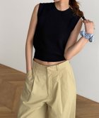 【キャナルジーン/CANAL JEAN】のEl mar コットンリネンニットタンク 人気、トレンドファッション・服の通販 founy(ファニー) ファッション Fashion レディースファッション WOMEN トップス・カットソー Tops/Tshirt ニット Knit Tops おすすめ Recommend コンパクト Compact バランス Balance ボトム Bottom リネン Linen 夏 Summer thumbnail ブラック|ID: prp329100004563120 ipo3291000000032266429