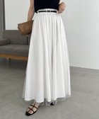 【カプリシューレマージュ/CAPRICIEUX LEMAGE】のチュールレイヤードフレアスカート 人気、トレンドファッション・服の通販 founy(ファニー) ファッション Fashion レディースファッション Fashion for Women スカート Skirts Aライン・フレアスカート A-Line & Flared Skirts おすすめ Recommended / Our Picks エアリー Airy Texture シアー Sheer, See-Through シンプル Simple, Minimal ジャケット Jacket, Outerwear スリーブ Sleeve, Long Sleeve / Short Sleeve チュール Tulip, Tulip Motif ノースリーブ Sleeveless, No-Sleeve フレア Flare, Flared マキシ Maxi, Full Length ラウンド Round, Round Neck 半袖 Short Sleeve, Half Sleeve 夏 Summer thumbnail ホワイト|ID: prp329100004563127 ipo3291000000033387068