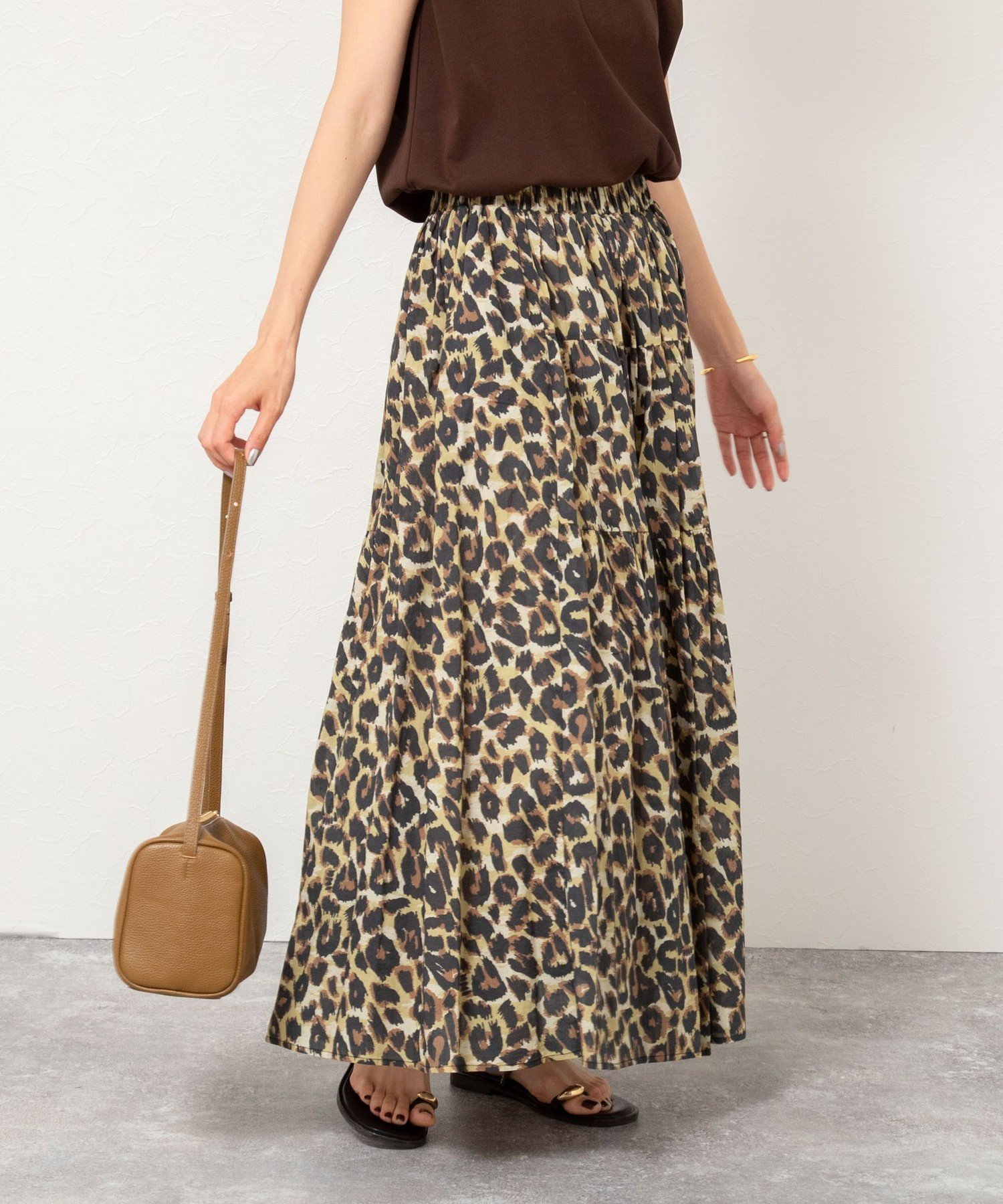 【ノーリーズ/NOLLEY'S】の《セットアップ対応》レオパードロングスカート 人気、トレンドファッション・服の通販 founy(ファニー) 　ファッション　Fashion　レディースファッション　Ladies' Fashion Online　セットアップ　Setup　スカート　Skirt　スカート　Skirt　ロングスカート　Long Skirt　2025年　2025　2025春夏・S/S　Ss,Spring/Summer,2025　おすすめ　Recommend　シンプル　Simple　セットアップ　Set Up　レオパード　Leopard　ロング　Long　夏　Summer　 other-1|ID: prp329100004563132 ipo3291000000032676664