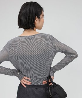 【バビロン/BABYLONE / KIDS】のシアーフライスプルオーバー 人気、トレンドファッション・服の通販 founy(ファニー) ファッション Fashion キッズファッション Fashion for Kids トップス・カットソー Cut & Sew Tops シンプル Simple, Minimal フィット Fit, Slim Fit ルーズ Loose, Oversized 再入荷 Restock / Back in Stock |ID:prp329100004563134