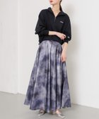【センスオブプレイス/SENSE OF PLACE by URBAN RESEARCH】のボカシプリントロングスカート BLACK|ID: prp329100004563145 ipo3291000000032266739