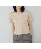 【コムサイズム/COMME CA ISM】のボックスシルエット クロップド丈 Tシャツ 人気、トレンドファッション・服の通販 founy(ファニー) ファッション Fashion レディースファッション WOMEN トップス・カットソー Tops/Tshirt シャツ/ブラウス Shirts/Blouses ロング / Tシャツ T-Shirts クロップド Cropped コンパクト Compact シンプル Simple ダブル Double バランス Balance ボックス Box ボトム Bottom おすすめ Recommend エレガント 上品 Elegant thumbnail ベージュ|ID: prp329100004563182 ipo3291000000032267162