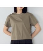 【コムサイズム/COMME CA ISM】のボックスシルエット クロップド丈 Tシャツ 人気、トレンドファッション・服の通販 founy(ファニー) ファッション Fashion レディースファッション WOMEN トップス・カットソー Tops/Tshirt シャツ/ブラウス Shirts/Blouses ロング / Tシャツ T-Shirts クロップド Cropped コンパクト Compact シンプル Simple ダブル Double バランス Balance ボックス Box ボトム Bottom おすすめ Recommend エレガント 上品 Elegant thumbnail カーキ|ID: prp329100004563182 ipo3291000000032267164