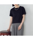 【コムサイズム/COMME CA ISM】のボックスシルエット クロップド丈 Tシャツ 人気、トレンドファッション・服の通販 founy(ファニー) ファッション Fashion レディースファッション Ladies' Fashion Online トップス・カットソー Tops/Tshirt シャツ/ブラウス Shirts/Blouses ロング / Tシャツ T-Shirts クロップド Cropped コンパクト Compact ダブル Double バランス Balance ボックス Box ボトム Bottom ポケット Pocket おすすめ Recommend エレガント 上品 Elegant thumbnail ブラック|ID: prp329100004563186 ipo3291000000032567281