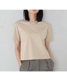 【コムサイズム/COMME CA ISM】のボックスシルエット クロップド丈 Tシャツ 人気、トレンドファッション・服の通販 founy(ファニー) ファッション Fashion レディースファッション Ladies' Fashion Online トップス・カットソー Tops/Tshirt シャツ/ブラウス Shirts/Blouses ロング / Tシャツ T-Shirts クロップド Cropped コンパクト Compact ダブル Double バランス Balance ボックス Box ボトム Bottom ポケット Pocket おすすめ Recommend エレガント 上品 Elegant thumbnail ベージュ|ID: prp329100004563186 ipo3291000000032567289