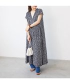 【ルクールブラン/le.coeur blanc】のフラワープリントネックギャザーワンピース 人気、トレンドファッション・服の通販 founy(ファニー) ファッション Fashion レディースファッション WOMEN ワンピース Dress thumbnail オフ/柄|ID: prp329100004563195 ipo3291000000032267270