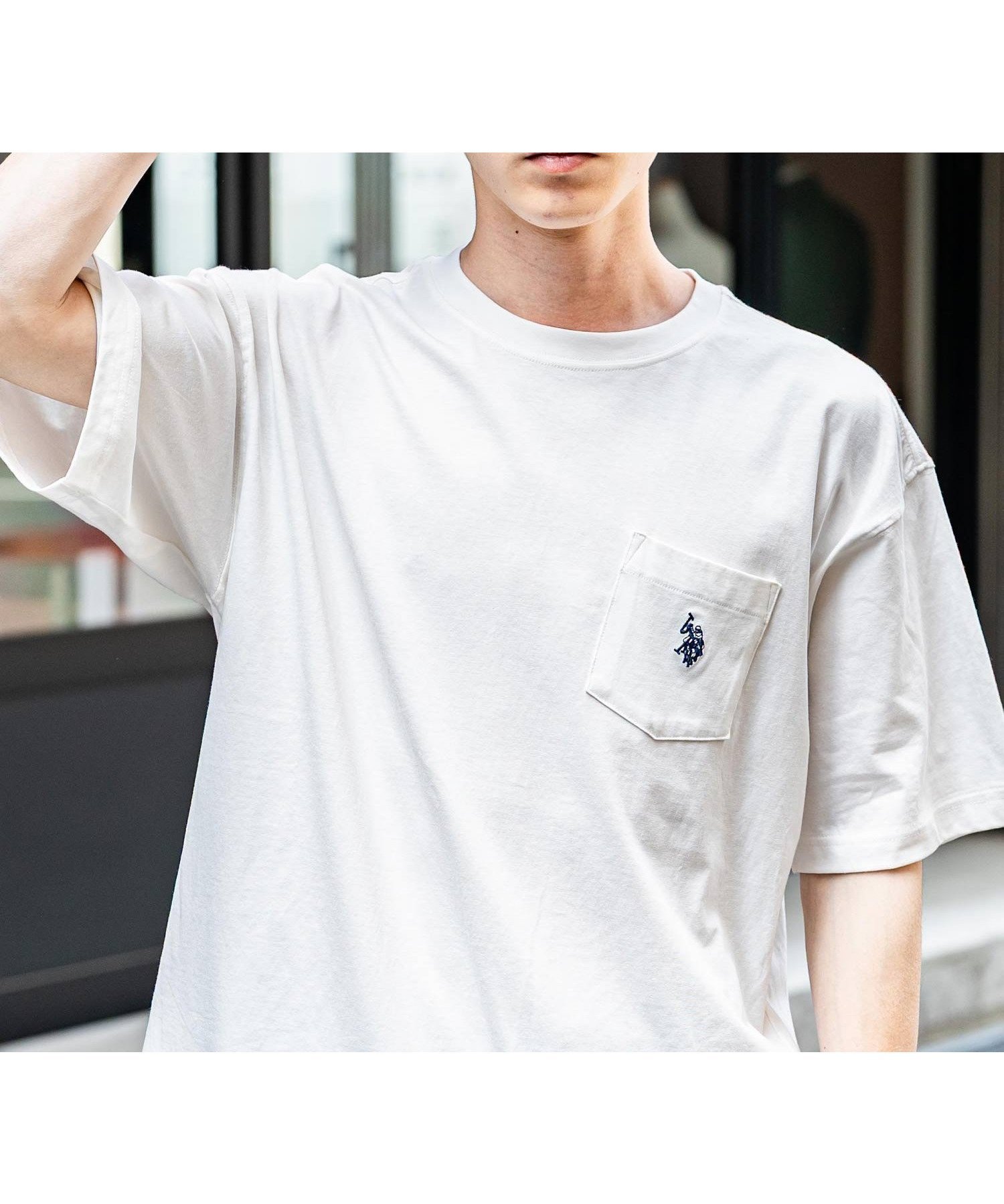 【ロッキーモンロー/Rocky Monroe】のU.S. POLO ASSN. ワンポイントロゴ半袖Tシャツ 人気、トレンドファッション・服の通販 founy(ファニー) 　ファッション　Fashion　レディースファッション　Fashion for Women　トップス・カットソー　Cut & Sew Tops　シャツ・ブラウス・オフィスカジュアル　Elegant Blouses & Button-Ups　ロングTシャツ・Tシャツ　Longline T-Shirts & Tees　シンプル　Simple, Minimal　バランス　Balance, Style Balance　パターン　Pattern, Design Print　フォルム　Silhouette, Form　フロント　Front, Front Design　プリント　Print, Printed Pattern　ボーダー　Border, Stripe　ポケット　Pocket, Pocket Detail　半袖　Short Sleeve, Half Sleeve　メンズ　Men's, Menswear　リラックス　Relax, Relaxed Fit　ワンポイント　One Point, Statement Accent　再入荷　Restock / Back in Stock　おすすめ　Recommended / Our Picks　 other-1|ID: prp329100004563202 ipo3291000000033595356