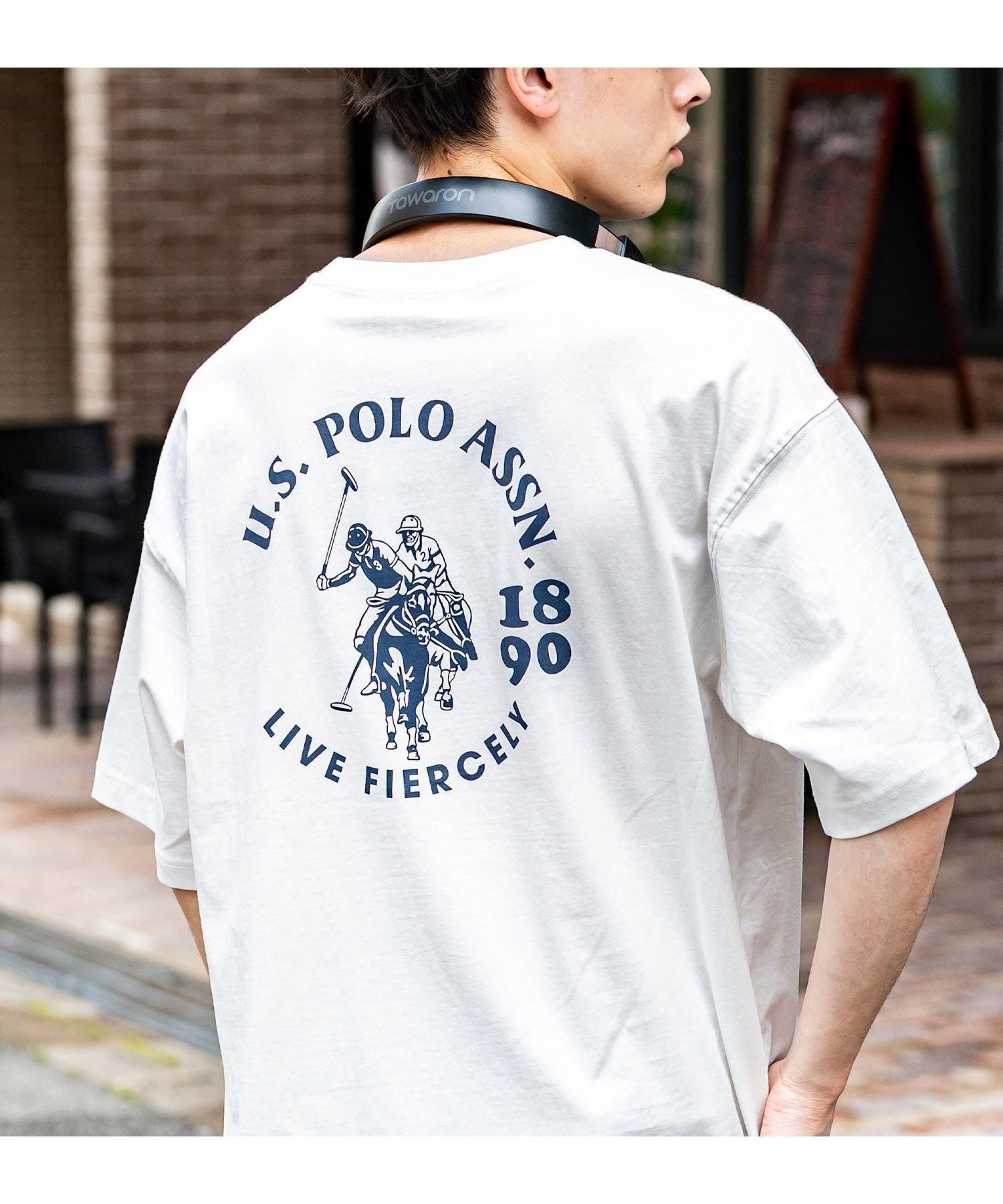 【ロッキーモンロー/Rocky Monroe】のU.S. POLO ASSN. ワンポイントロゴ半袖Tシャツ インテリア・キッズ・メンズ・レディースファッション・服の通販 founy(ファニー) 　ファッション　Fashion　レディースファッション　Fashion for Women　トップス・カットソー　Cut & Sew Tops　シャツ・ブラウス・オフィスカジュアル　Elegant Blouses & Button-Ups　ロングTシャツ・Tシャツ　Longline T-Shirts & Tees　シンプル　Simple, Minimal　バランス　Balance, Style Balance　パターン　Pattern, Design Print　フォルム　Silhouette, Form　フロント　Front, Front Design　プリント　Print, Printed Pattern　ボーダー　Border, Stripe　ポケット　Pocket, Pocket Detail　半袖　Short Sleeve, Half Sleeve　メンズ　Men's, Menswear　リラックス　Relax, Relaxed Fit　ワンポイント　One Point, Statement Accent　再入荷　Restock / Back in Stock　おすすめ　Recommended / Our Picks　A.オフホワイト|ID: prp329100004563202 ipo3291000000033595364