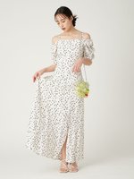【フレイ アイディー/FRAY I.D】のフルーツプリント2wayオフショルワンピース 人気、トレンドファッション・服の通販 founy(ファニー) ファッション Fashion レディースファッション Fashion for Women ワンピース Dresses ギャザー Gathered, Ruffled シャーリング Shirring, Ruched チェリー Cherry, Cherry Pattern プリント Print, Printed Pattern リボン Ribbon, Bow 夏 Summer |ID:prp329100004563206