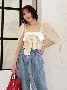 【スナイデル/SNIDEL】 Sustainableメタルプレートカーディガン人気、トレンドファッション・服の通販 founy(ファニー) ファッション Fashion レディースファッション WOMEN トップス・カットソー Tops/Tshirt カーディガン Cardigans おすすめ Recommend インナー Inner カーディガン Cardigan シアー Sheer シンプル Simple フロント Front ワンポイント One Point エレガント 上品 Elegant 夏 Summer |ID:prp329100004563212