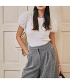 【エイミーイストワール/eimy istoire】のチュールショルダーカットトップス WHITE|ID: prp329100004563248 ipo3291000000032267874