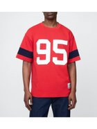 【ギャップ/GAP】のJPN OVS HVY WT FOOTBALL T 人気、トレンドファッション・服の通販 founy(ファニー) ファッション Fashion レディースファッション WOMEN おすすめ Recommend ジャージー Jersey スタイリッシュ Stylish ストライプ Stripe ダウン Down フィット Fit フロント Front プリント Print 半袖 Short Sleeve thumbnail TOMATO_SAUCE|ID: prp329100004563351 ipo3291000000032269408