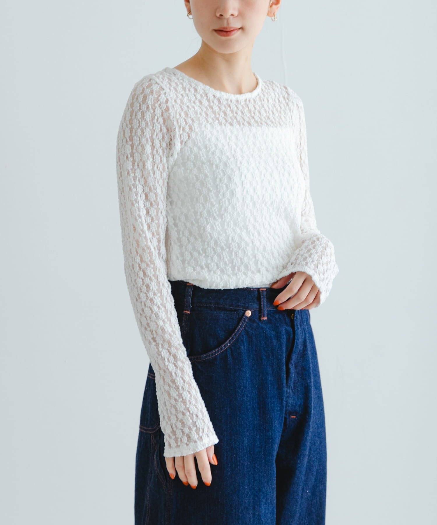 【アーバンリサーチ/URBAN RESEARCH】のストレッチレースプルオーバー インテリア・キッズ・メンズ・レディースファッション・服の通販 founy(ファニー) 　ファッション　Fashion　レディースファッション　WOMEN　トップス・カットソー　Tops/Tshirt　プルオーバー　Pullover　2025年　2025　2025春夏・S/S　Ss,Spring/Summer,2025　おすすめ　Recommend　インナー　Inner　カットソー　Cut And Sew　ジャケット　Jacket　スウェット　Sweat　スリット　Slit　ベーシック　Basic　レース　Race　エレガント 上品　Elegant　夏　Summer　S/S・春夏　Ss・Spring/Summer　OFF|ID: prp329100004563389 ipo3291000000032269895