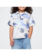 【ギャップ/GAP / KIDS】のコットンリネン カバナシャツ (幼児・ベビー) 人気、トレンドファッション・服の通販 founy(ファニー) ファッション Fashion キッズファッション KIDS Children’s Clothing ストレート Straight パッチ Patch フィット Fit フロント Front ベビー Baby ポケット Pocket 半袖 Short Sleeve リネン Linen リラックス Relax thumbnail SHIRTING BLUE V2|ID: prp329100004563391 ipo3291000000032672143