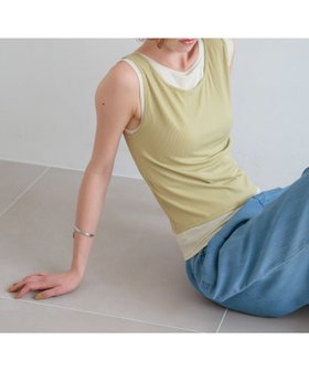 【ベイフロー/BAYFLOW】の【bijorie】カップ付きレイヤードタンク/NEW BASIC series 25SS 人気、トレンドファッション・服の通販 founy(ファニー) ファッション Fashion レディースファッション WOMEN 2025年 2025 2025春夏・S/S Ss,Spring/Summer,2025 おすすめ Recommend アンダー Under カットソー Cut And Sew タンク Tank トレンド Trend 旅行 Travel 楽ちん Easy |ID:prp329100004563408