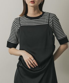 【センスオブプレイス/SENSE OF PLACE by URBAN RESEARCH】の『一部WEB限定カラー』クルーネックリンガーボーダーTシャツ(5分袖) 人気、トレンドファッション・服の通販 founy(ファニー) ファッション Fashion レディースファッション Fashion for Women トップス・カットソー Cut & Sew Tops シャツ・ブラウス・オフィスカジュアル Elegant Blouses & Button-Ups ロングTシャツ・Tシャツ Longline T-Shirts & Tees 2025年 2025 2025春夏・S/S Spring/Summer 2025 SS25 ボーダー Border, Stripe 夏 Summer S/S・春夏 SS, Spring/Summer, Warm Season |ID:prp329100004563418