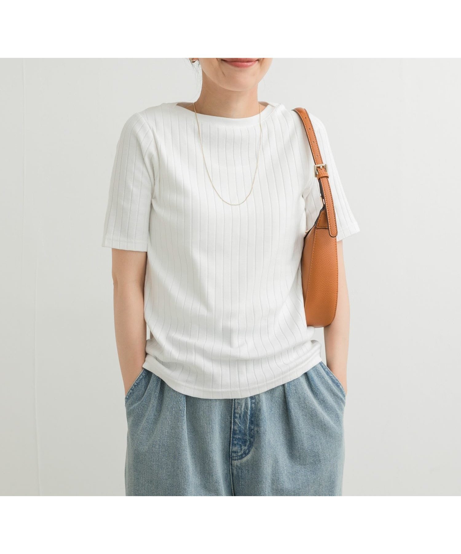 【アーバンリサーチ ドアーズ/URBAN RESEARCH DOORS】の針抜き半袖カットソー インテリア・キッズ・メンズ・レディースファッション・服の通販 founy(ファニー) 　ファッション　Fashion　レディースファッション　WOMEN　トップス・カットソー　Tops/Tshirt　カットソー　Cut and Sewn　2025年　2025　2025春夏・S/S　Ss,Spring/Summer,2025　カットソー　Cut And Sew　コンパクト　Compact　ストレッチ　Stretch　フィット　Fit　ベーシック　Basic　エレガント 上品　Elegant　半袖　Short Sleeve　夏　Summer　定番　Standard　S/S・春夏　Ss・Spring/Summer　OFF|ID: prp329100004563420 ipo3291000000032491969
