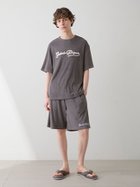 【ジェラートピケ オム/GELATO PIQUE HOMME / MEN】の【ONLINE限定】【HOMME】パイルロゴ刺繍Tシャツ ハーフパンツ DGRY[008]|ID: prp329100004563442 ipo3291000000032643783