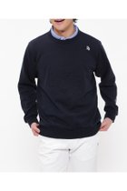 【パーリーゲイツ/PEARLY GATES / MEN】のC/Peダンボールクルーネックプルオーバー ダークネイビー|ID: prp329100004563446 ipo3291000000032664035