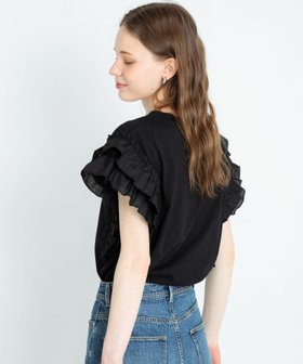 【サニーレーベル/Sonny Label / URBAN RESEARCH】のフリルフレンチスリーブプルオーバー 人気、トレンドファッション・服の通販 founy(ファニー) ファッション Fashion レディースファッション WOMEN トップス・カットソー Tops/Tshirt プルオーバー Pullover 2025年 2025 2025春夏・S/S Ss,Spring/Summer,2025 おすすめ Recommend カットソー Cut And Sew シンプル Simple デニム Denim フリル Frills ワイド Wide 夏 Summer S/S・春夏 Ss・Spring/Summer |ID:prp329100004563448