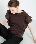【サニーレーベル/Sonny Label / URBAN RESEARCH】のフリルフレンチスリーブプルオーバー 人気、トレンドファッション・服の通販 founy(ファニー) ファッション Fashion レディースファッション WOMEN トップス・カットソー Tops/Tshirt プルオーバー Pullover 2025年 2025 2025春夏・S/S Ss,Spring/Summer,2025 おすすめ Recommend カットソー Cut And Sew シンプル Simple デニム Denim フリル Frills ワイド Wide 夏 Summer S/S・春夏 Ss・Spring/Summer thumbnail ブラウン|ID: prp329100004563448 ipo3291000000032270653