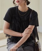 【ラナン/Ranan】のRANAN/チュールビスチェドッキングTシャツ ブラック/ブラック|ID: prp329100004563450 ipo3291000000032270675