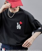 【フリークスストア/FREAK'S STORE】の別注 MLB ハートロゴ相良刺繍Tシャツ/ユニセックス【限定展開】 25SS ブラック|ID: prp329100004563454 ipo3291000000032270744