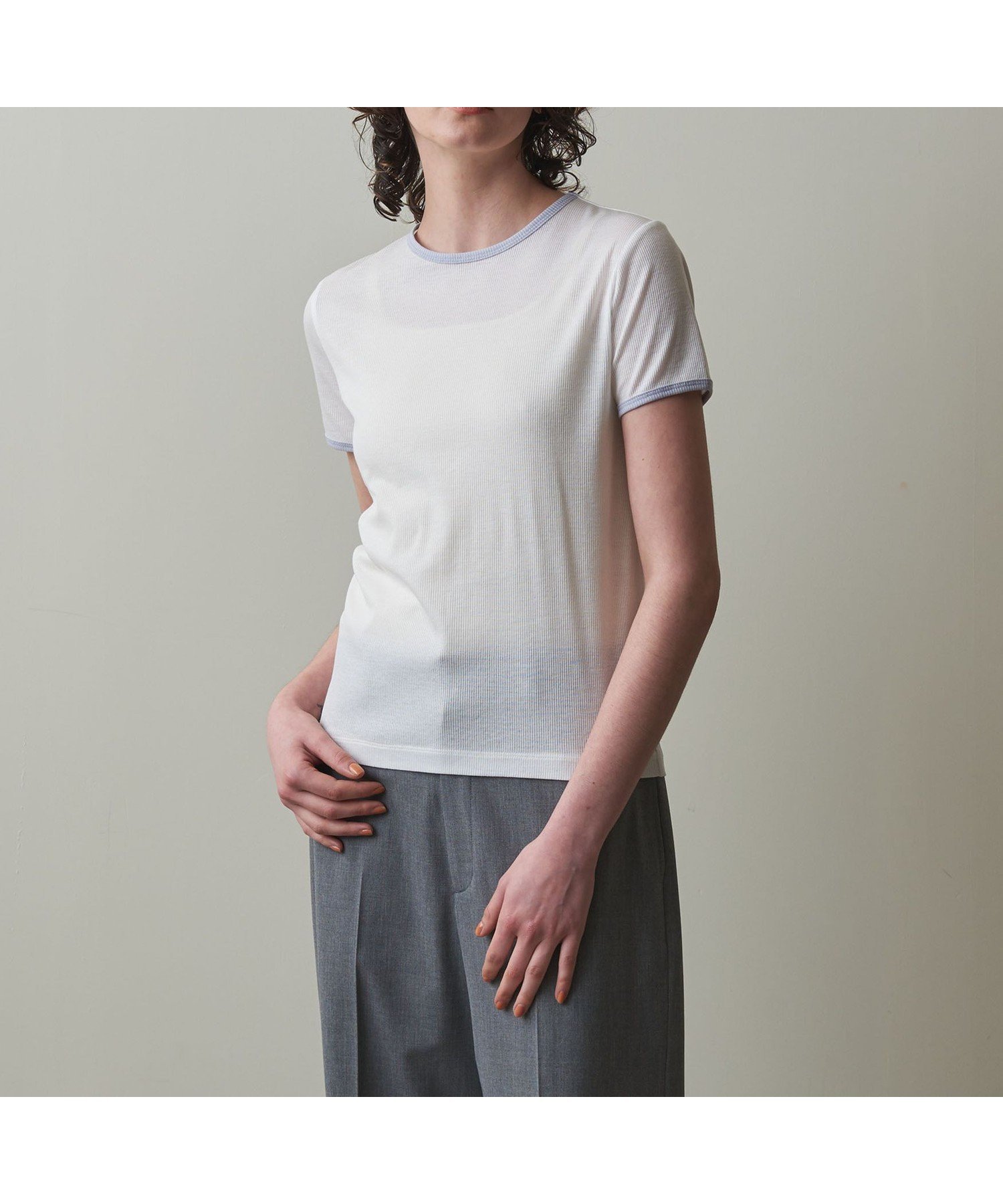 【その他のブランド/Other】のSteven Alan リンガー プルオーバーTシャツ インテリア・キッズ・メンズ・レディースファッション・服の通販 founy(ファニー) 　ファッション　Fashion　レディースファッション　WOMEN　トップス・カットソー　Tops/Tshirt　シャツ/ブラウス　Shirts/Blouses　ロング / Tシャツ　T-Shirts　プルオーバー　Pullover　インナー　Inner　コンパクト　Compact　ジャケット　Jacket　タンク　Tank　パイピング　Piping　OFF WHITE|ID: prp329100004563463 ipo3291000000032270920