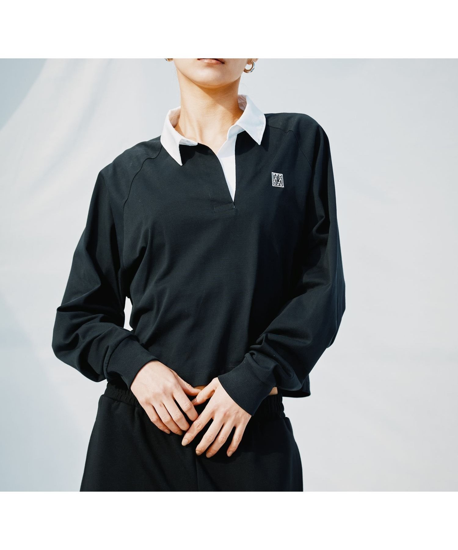 【ベイフロー/BAYFLOW】の【HEREIAM】吸水速乾 接触冷感/スキッパーラガーシャツ 人気、トレンドファッション・服の通販 founy(ファニー) 　ファッション　Fashion　レディースファッション　WOMEN　トップス・カットソー　Tops/Tshirt　シャツ/ブラウス　Shirts/Blouses　おすすめ　Recommend　クロップド　Cropped　ショート　Short　スキッパー　Skipper　トレンド　Trend　ボトム　Bottom　ミリタリー　Military　ワイド　Wide　ワンポイント　One Point　吸水　Water Absorption　 other-1|ID: prp329100004563474 ipo3291000000032271032