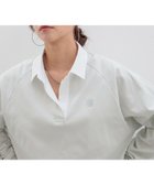【ベイフロー/BAYFLOW】の【HEREIAM】吸水速乾 接触冷感/スキッパーラガーシャツ アイスグレー12|ID: prp329100004563474 ipo3291000000032271035