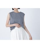 【ナチュラル ビューティー ベーシック/NATURAL BEAUTY BASIC】のメタルプレートノースリーブカットソー 杢グレー1|ID: prp329100004563477 ipo3291000000033543870