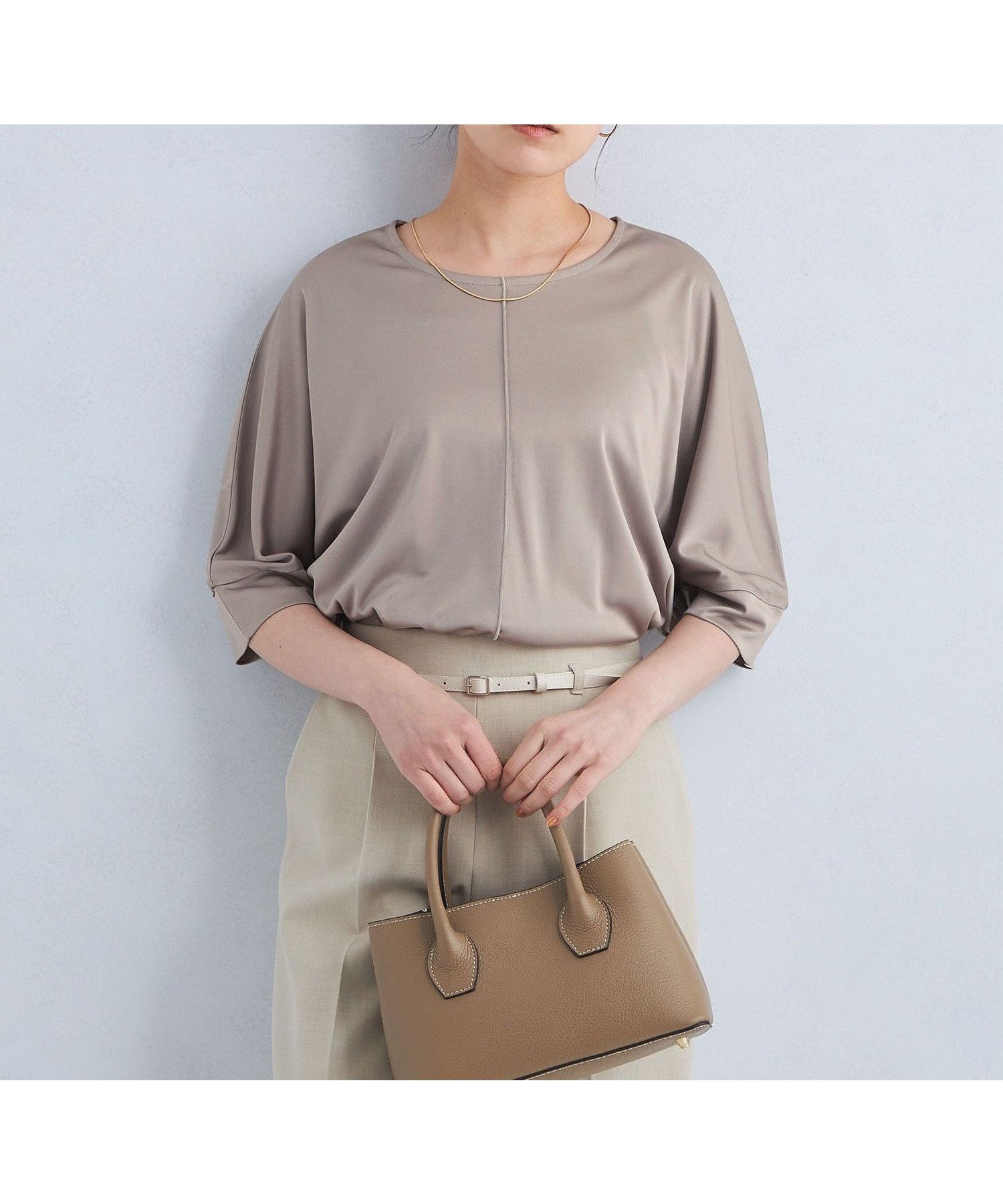 【その他のブランド/Other】のトリアセ スムース ドルマン プルオーバー カットソー 人気、トレンドファッション・服の通販 founy(ファニー) 　ファッション　Fashion　レディースファッション　WOMEN　トップス・カットソー　Tops/Tshirt　プルオーバー　Pullover　カットソー　Cut and Sewn　カットソー　Cut And Sew　エレガント 上品　Elegant　ビジネス 仕事 通勤　Business　夏　Summer　 other-1|ID: prp329100004563487 ipo3291000000032271123