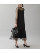 【ラシュッド/LASUD】のラメチュールメロウワンピース ブラック|ID: prp329100004563939 ipo3291000000032752247