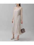 【ラシュッド/LASUD】のラメチュールメロウワンピース ベージュ|ID: prp329100004563939 ipo3291000000032752248