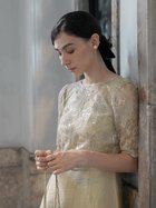 【ラシュッド/LASUD】のチュールスパンコール刺繍ドレス ベージュ系|ID: prp329100004563947 ipo3291000000032721883
