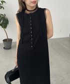 【カプリシューレマージュ/CAPRICIEUX LEMAGE】の【低身長・高身長サイズあり】チョーカーSETチュールトリムワンピース 人気、トレンドファッション・服の通販 founy(ファニー) ファッション Fashion レディースファッション WOMEN ワンピース Dress thumbnail ブラック|ID: prp329100004563997 ipo3291000000032275370