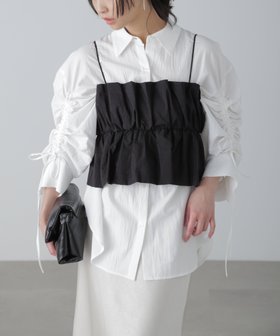 【フリーズマート/FREE'S MART】のシャイニーキャミソールビスチェ 人気、トレンドファッション・服の通販 founy(ファニー) ファッション Fashion レディースファッション WOMEN トップス・カットソー Tops/Tshirt キャミソール / ノースリーブ No Sleeves ビスチェ Bustier カーゴパンツ Cargo Pants ギャザー Gather ジャージー Jersey ダウン Down デニム Denim ビスチェ Bustier ランダム Random 軽量 Lightweight |ID:prp329100004564047