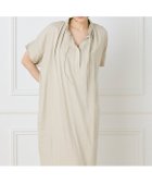 【イッツインターナショナル/I.T.'S. international】のリネンギャザーワンピース 人気、トレンドファッション・服の通販 founy(ファニー) ファッション Fashion レディースファッション WOMEN ワンピース Dress カフス Cuffs スマート Smart スリット Slit ポケット Pocket リネン Linen おすすめ Recommend 夏 Summer thumbnail ベージュ|ID: prp329100004564067 ipo3291000000032275849
