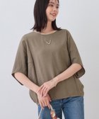 【インディヴィ/INDIVI】の【洗える/5分袖/UVケア/SETUP可能】モモンガスリーブブラウス モカブラウン|ID: prp329100004564081 ipo3291000000032546677