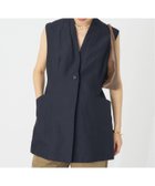 【イエナ/IENA】のペプラムジレ 人気、トレンドファッション・服の通販 founy(ファニー) ファッション Fashion レディースファッション WOMEN アウター Coat Outerwear トップス・カットソー Tops/Tshirt ベスト/ジレ Gilets/Vests 2025年 2025 2025春夏・S/S Ss,Spring/Summer,2025 おすすめ Recommend シンプル Simple スタンド Stand ノースリーブ No Sleeve パターン Pattern フロント Front リネン Linen 夏 Summer thumbnail ネイビー|ID: prp329100004564089 ipo3291000000032311102