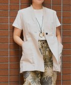【イエナ/IENA】のペプラムジレ 人気、トレンドファッション・服の通販 founy(ファニー) ファッション Fashion レディースファッション WOMEN アウター Coat Outerwear トップス・カットソー Tops/Tshirt ベスト/ジレ Gilets/Vests 2025年 2025 2025春夏・S/S Ss,Spring/Summer,2025 おすすめ Recommend シンプル Simple スタンド Stand ノースリーブ No Sleeve パターン Pattern フロント Front リネン Linen 夏 Summer thumbnail ベージュ|ID: prp329100004564089 ipo3291000000032311103
