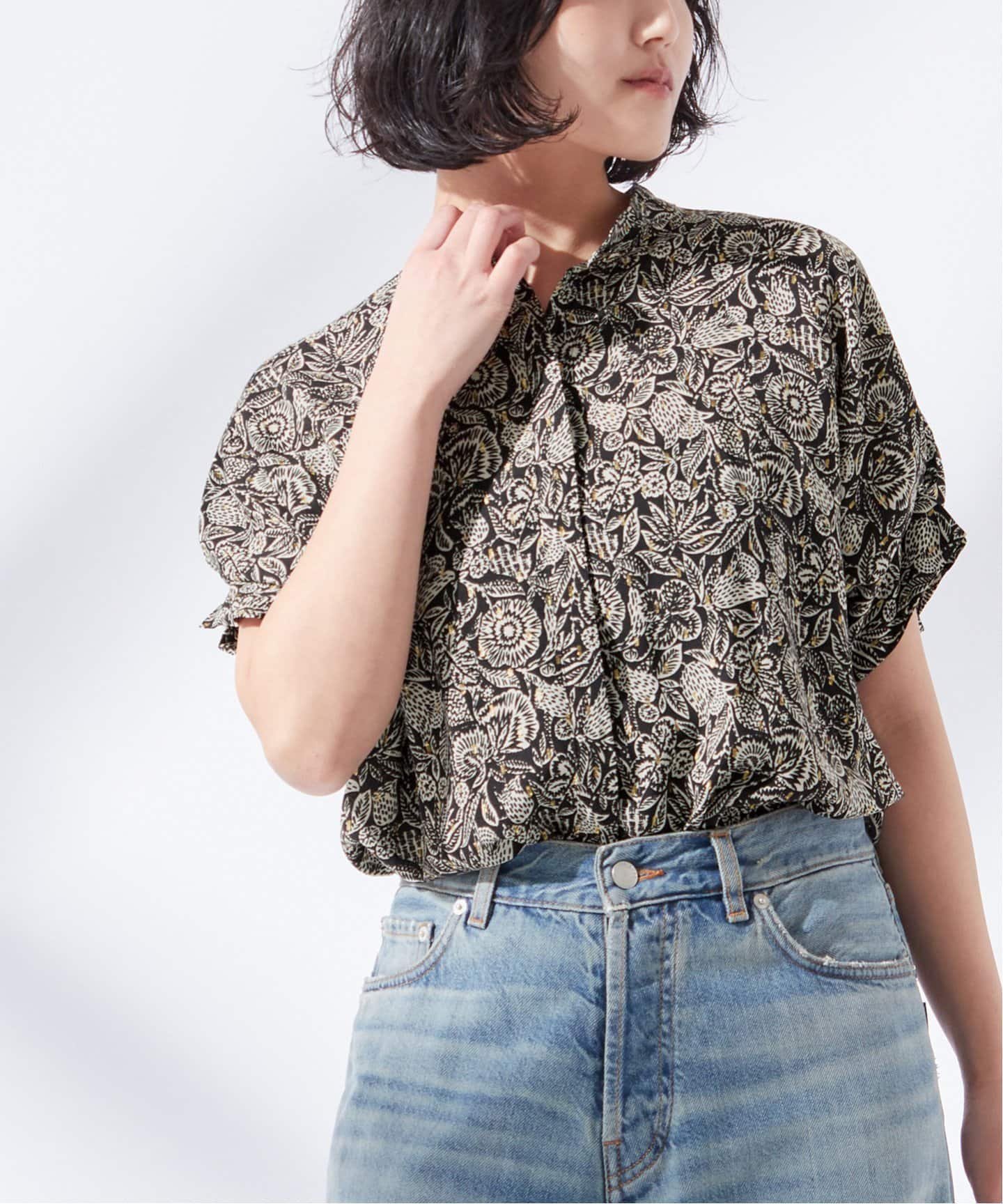 【ジャーナルスタンダード レサージュ/journal standard L'essage】の《追加 3》DEVEAUX GOLDラメモノトーンシャツ インテリア・キッズ・メンズ・レディースファッション・服の通販 founy(ファニー) 　ファッション　Fashion　レディースファッション　WOMEN　トップス・カットソー　Tops/Tshirt　シャツ/ブラウス　Shirts/Blouses　2025年　2025　2025春夏・S/S　Ss,Spring/Summer,2025　ブラック|ID: prp329100004564123 ipo3291000000032276454