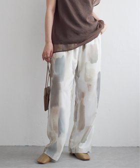 【ノッチ/notch】のニュアンス柄イージーパンツ 人気、トレンドファッション・服の通販 founy(ファニー) ファッション Fashion レディースファッション WOMEN パンツ Pants シンプル Simple ジャケット Jacket タンク Tank パターン Pattern リゾート Resort リラックス Relax ワイド Wide 夏 Summer 無地 Plain Color |ID:prp329100004564145