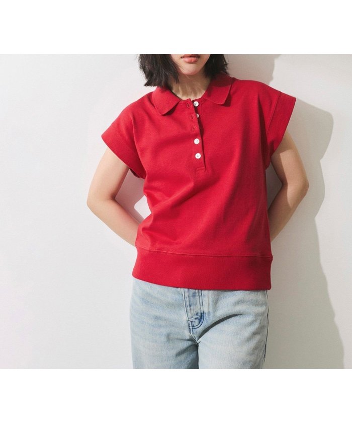 【アダム エ ロペ/ADAM ET ROPE'】の【WEB限定】スリーブレスポロトップス インテリア・キッズ・メンズ・レディースファッション・服の通販 founy(ファニー) https://founy.com/ ファッション Fashion レディースファッション Fashion for Women トップス・カットソー Cut & Sew Tops 春 Spring コンパクト Compact, Small Size スラックス Slacks, Dress Pants デニム Denim, Jeans Material ノースリーブ Sleeveless, No-Sleeve バランス Balance, Style Balance ポロシャツ Polo Shirt, Collared Tee ワイド Wide, Wide Fit S/S・春夏 SS, Spring/Summer, Warm Season おすすめ Recommended / Our Picks 夏 Summer エレガント 上品 Elegant 2025年 2025 2025春夏・S/S Spring/Summer 2025 SS25 |ID: prp329100004564161 ipo3291000000032611338