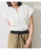 【アダム エ ロペ/ADAM ET ROPE'】の【WEB限定】スリーブレスポロトップス オフホワイト(15)|ID: prp329100004564161 ipo3291000000032611344