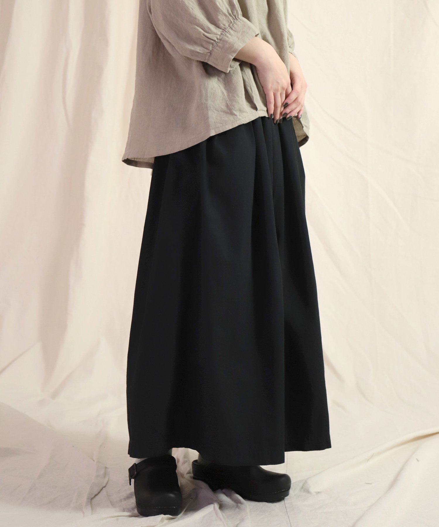 【ドミンゴ/DOMINGO】の30ウェザー プリッセスカート インテリア・キッズ・メンズ・レディースファッション・服の通販 founy(ファニー) 　ファッション　Fashion　レディースファッション　WOMEN　スカート　Skirt　シンプル　Simple　スピンドル　Spindle　プリーツ　Pleats　ポケット　Pocket　リネン　Linen　夏　Summer　エレガント 上品　Elegant　ブラック|ID: prp329100004564187 ipo3291000000032366769