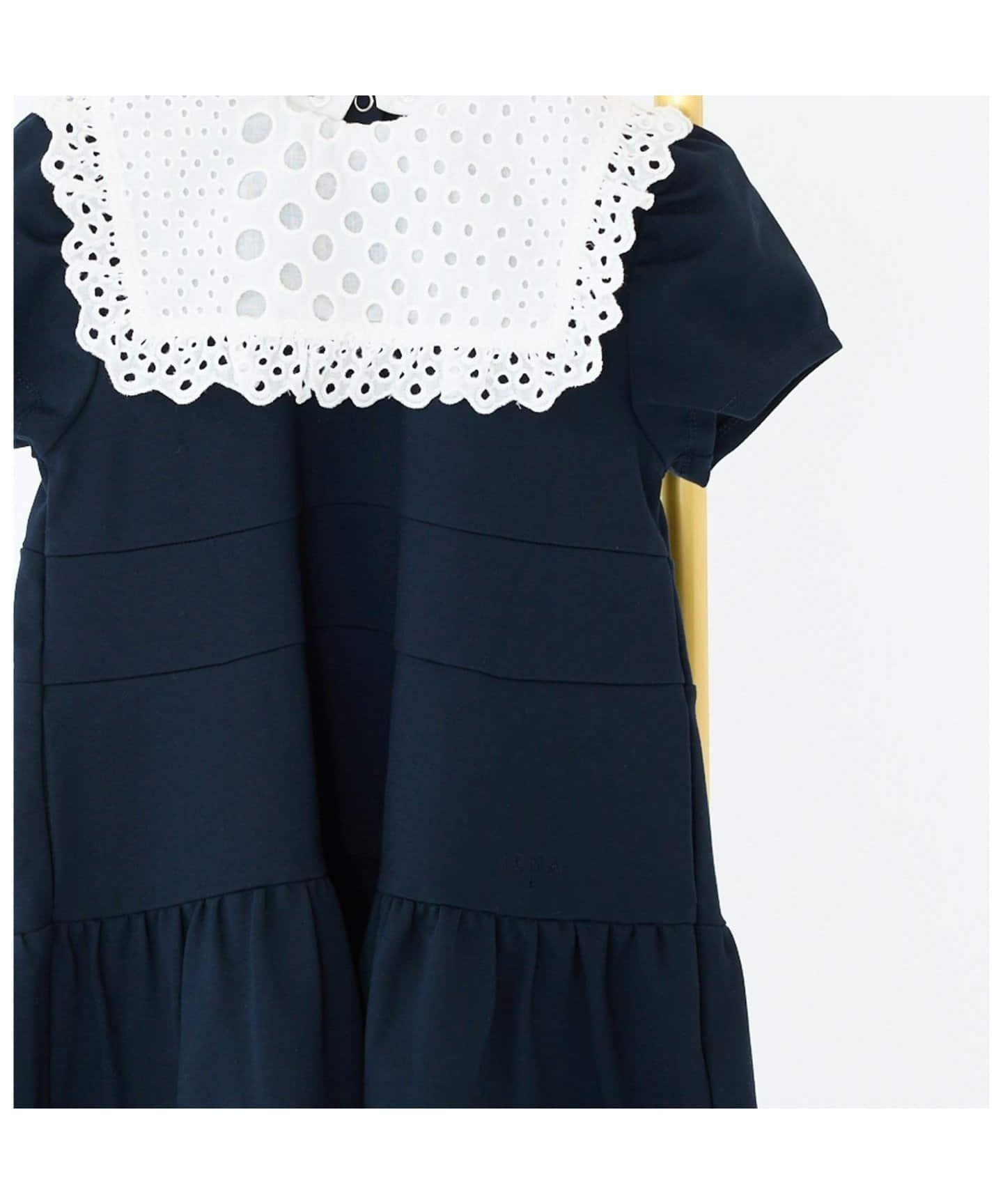 【イエナアンファン/IENA ENFANT / KIDS】の【BASIC】3wayエトワールサマーワンピース kids(100cm-150cm) インテリア・キッズ・メンズ・レディースファッション・服の通販 founy(ファニー) 　ファッション　Fashion　キッズファッション　Fashion for Kids　ワンピース　Dresses　シンプル　Simple, Minimal　スクエア　Square, Square Shape　ティアードワンピース　Tiered Dress, Flared Dress　ラウンド　Round, Round Neck　半袖　Short Sleeve, Half Sleeve　洗える　Machine Washable　ネイビー|ID: prp329100004564212 ipo3291000000032471547