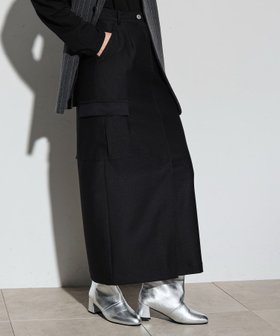 【インディヴィ/INDIVI】のカーゴナロースカート 人気、トレンドファッション・服の通販 founy(ファニー) ファッション Fashion レディースファッション WOMEN スカート Skirt カットソー Cut And Sew シンプル Simple エレガント 上品 Elegant |ID:prp329100004564226