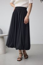 【アズール バイ マウジー/AZUL by moussy】のチュールレイヤードバルーンスカート 人気、トレンドファッション・服の通販 founy(ファニー) ファッション Fashion レディースファッション WOMEN スカート Skirt コンパクト Compact チュール Tulle トレンド Trend バルーン Balloon thumbnail BLK|ID: prp329100004564229 ipo3291000000032277789